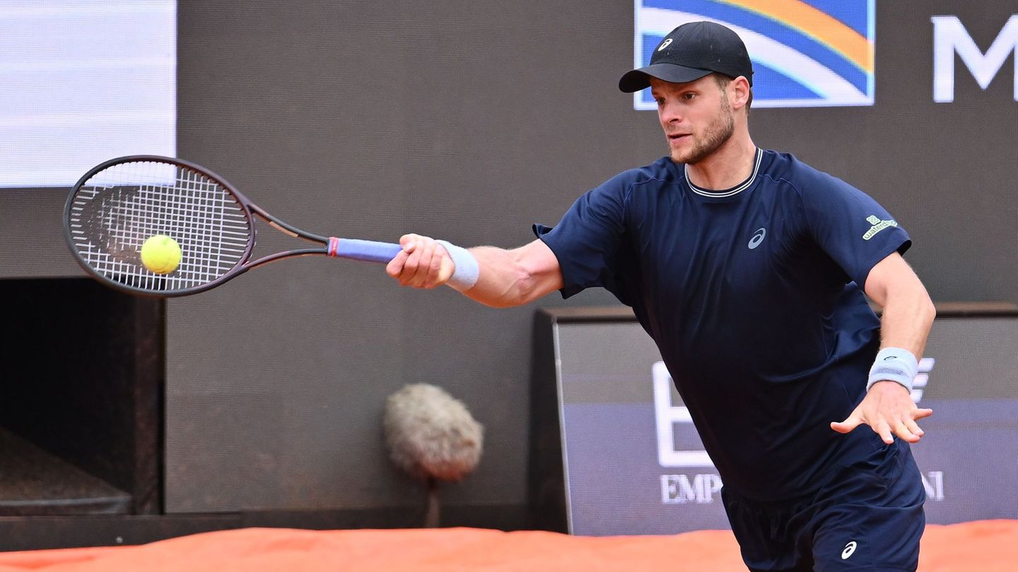 Yannick Hanfmann verlor beim Tennis-Turnier in Hamburg im Achtelfinale. (Archivbild) Foto: Domenico Cippitelli/LiveMedia-IPA/ZUM