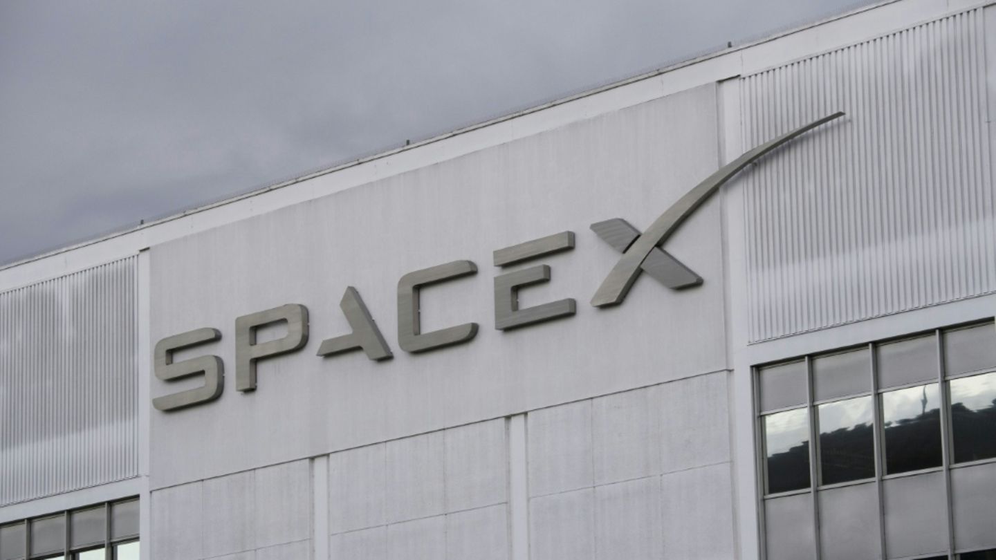 Das Hauptquartier von SpaceX in Hawthorne, Kalifornien