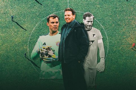 Manuel Neuer soll offenbar wieder im DFB-Team von Bundestrainer Julian Nagelsmann spielen. Der Leidtragende: Oliver Baumann
