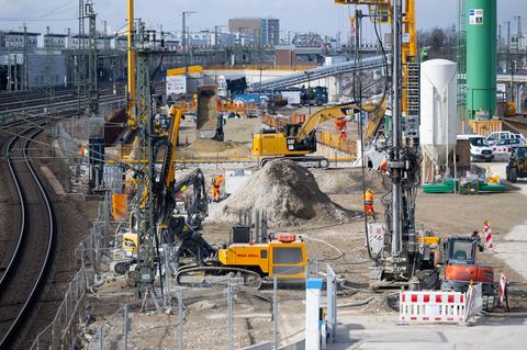 21 Kilometer Tunnel werden für die zweite S-Bahn-Stammstrecke durch den Münchner Untergrund getrieben. (Archivbild) Foto: Sven H
