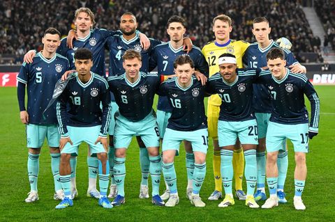 Das DFB-Team vor dem Testspiel gegen Ghana im März.