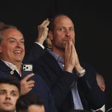 Prinz William beim Spiel Aston Villa gegen den SC Freiburg