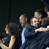 Prinz William beim Spiel Aston Villa gegen den SC Freiburg