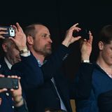 Prinz William beim Spiel Aston Villa gegen den SC Freiburg