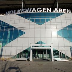 In der Relegation entscheidet sich, ob es in der Volkswagen Arena weiter Erstliga-Fußball gibt. (Archivfoto) Foto: Frank Johanns