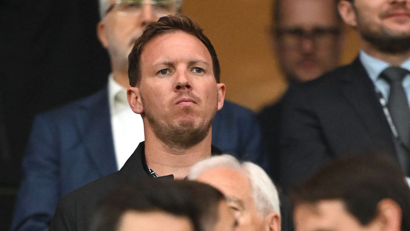 Julian Nagelsmann schaute sich das Endspiel in Istanbul im Stadion an. Foto: Robert Michael/dpa