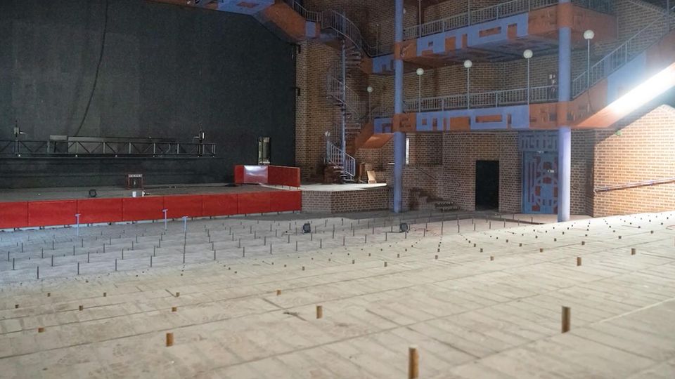 Leeres Theater im Rathaus Bocholt