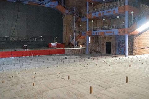 Leeres Theater im Rathaus Bocholt