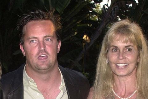 Matthew Perry mit seiner Mutter Suzanne.