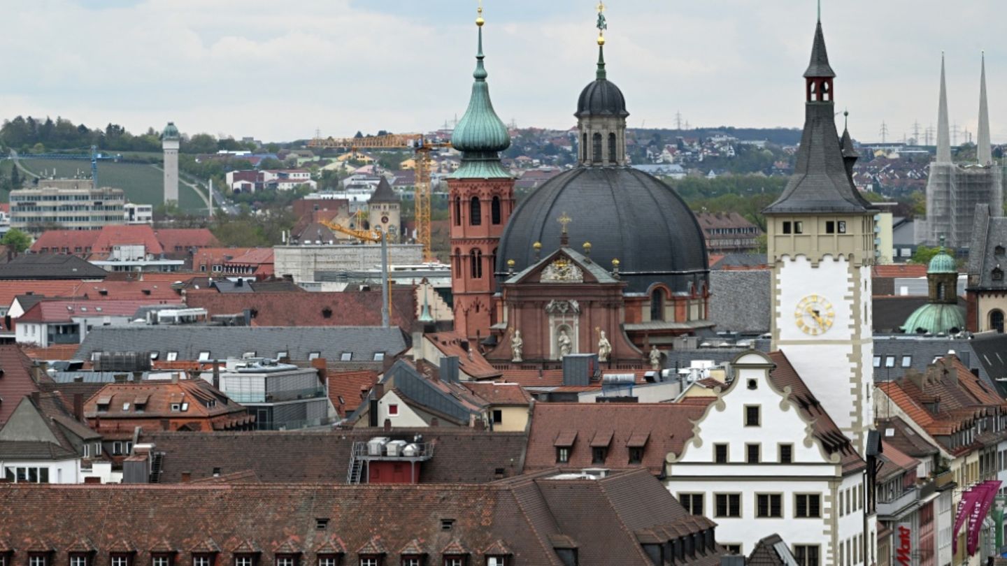 Kirchtürme in Würzburg