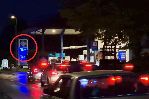 Tankstelle in Oberbayern