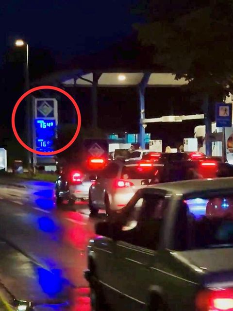 Tankstelle in Oberbayern