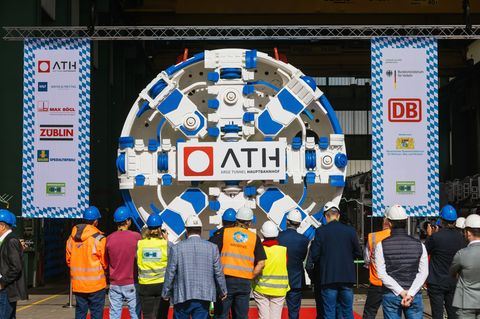 Die Tunnelbohrmaschine kommt in München zum Einsatz. Foto: Philipp von Ditfurth/dpa