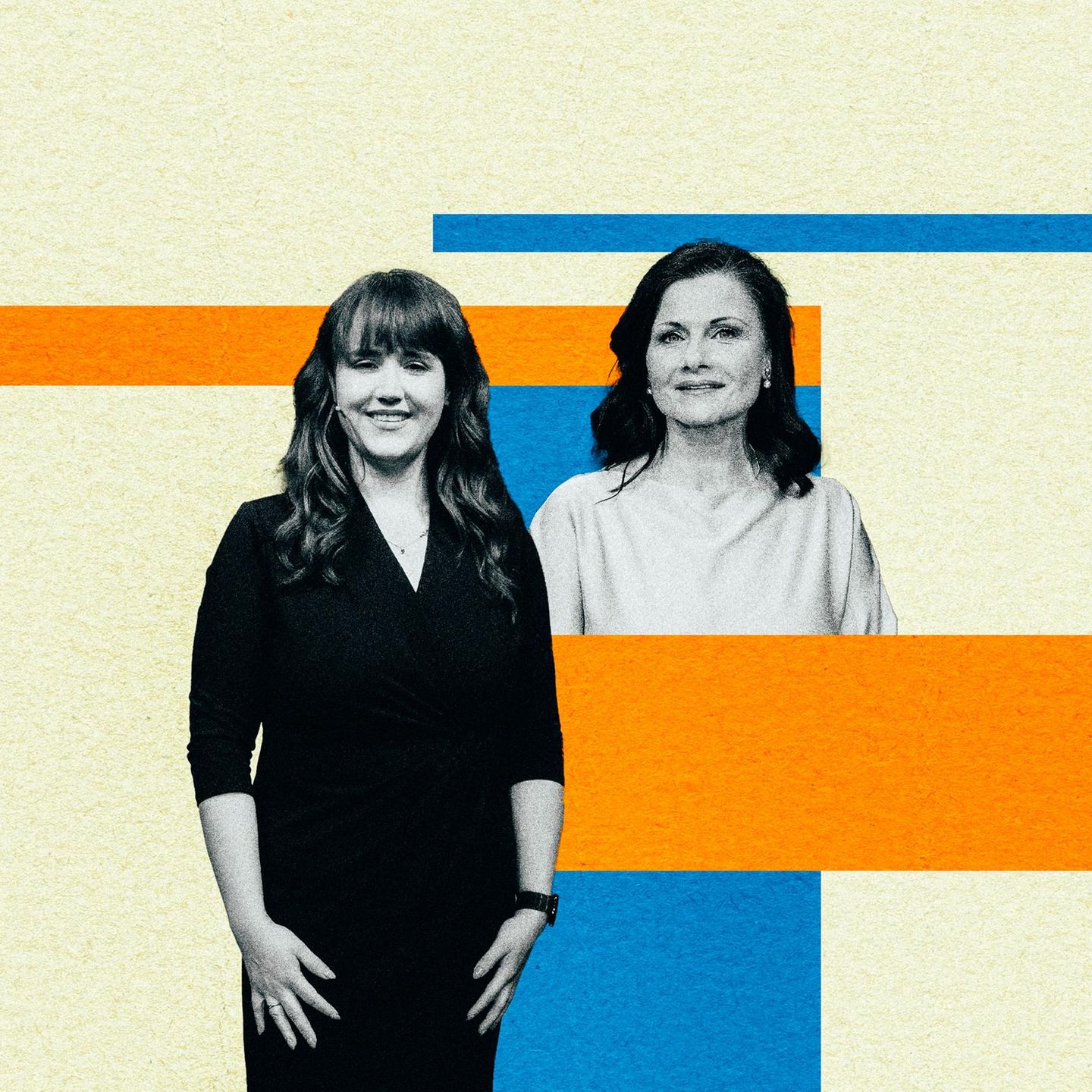 Montage: Ricarda Lang und Gitta Connemann