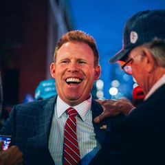 Andrew Giuliani, Trumps WM-Beauftragter lächelt