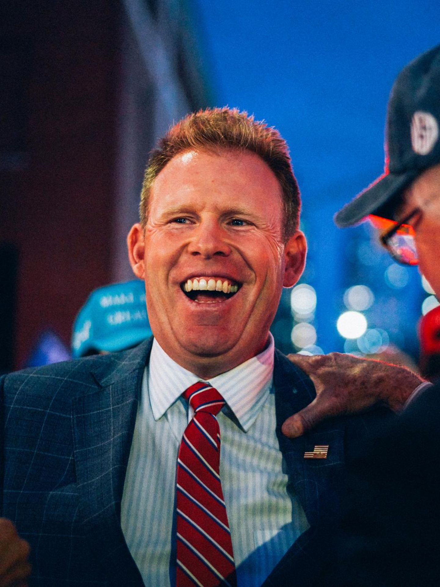 Andrew Giuliani, Trumps WM-Beauftragter lächelt