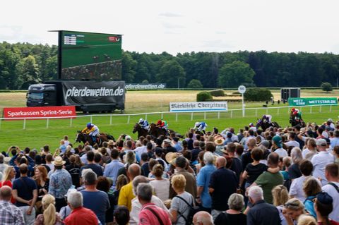 In Hoppegarten steht der nächste Renntag an. Foto: Gerald Matzka/dpa-Zentralbild/dpa