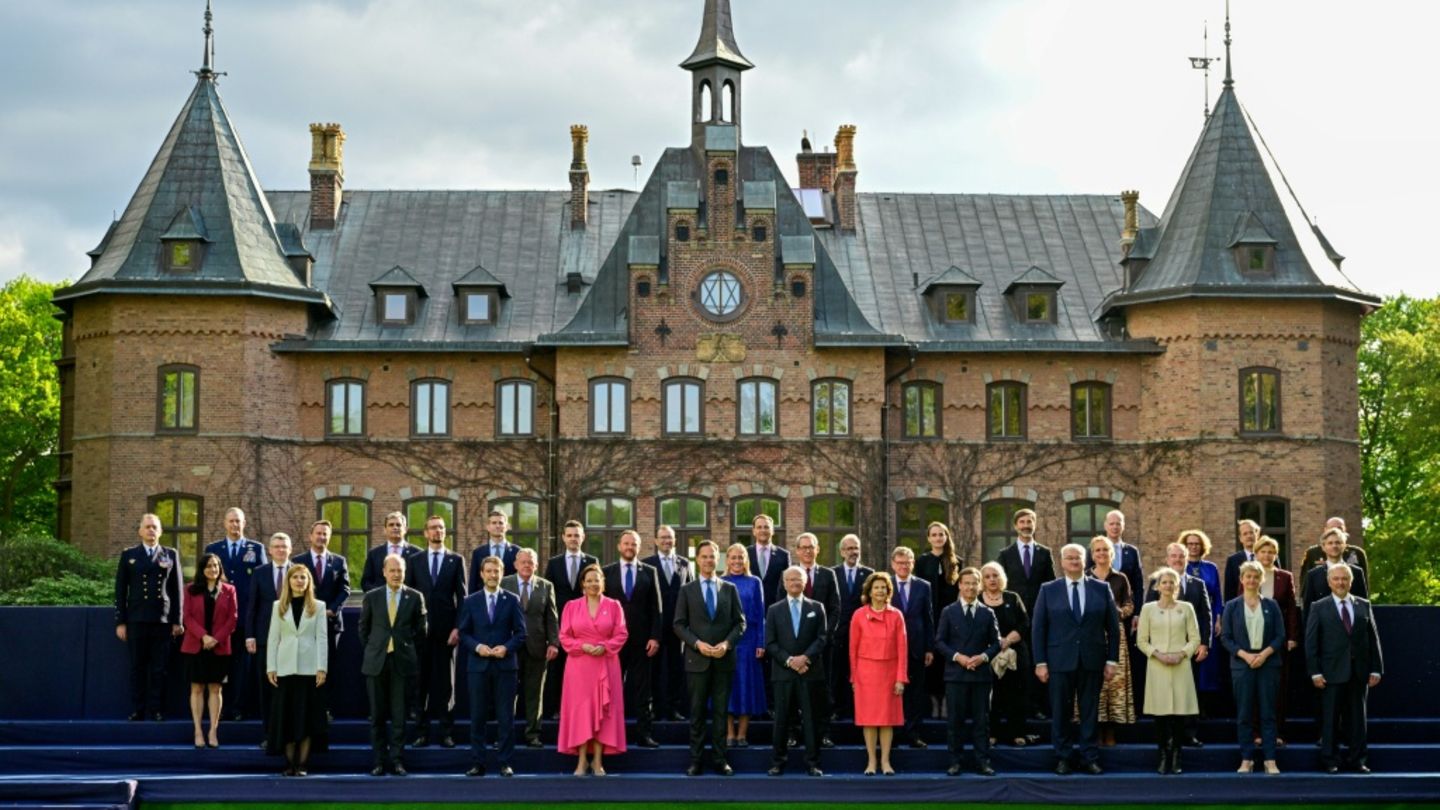 Gruppenfoto vor Schloss Sofiero