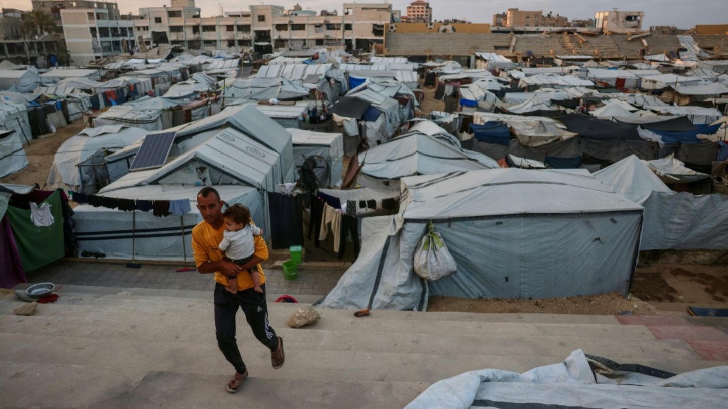 Notunterkünfte im Gazastreifen
