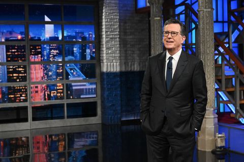 Stephen Colbert im Studio der "Late Show"