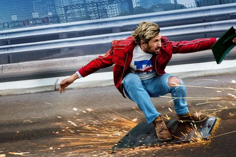 Hanebüchen, aber unterhaltsam: "The Fall Guy" ist inspiriert von der 80er-Serie "Ein Colt für alle Fälle".