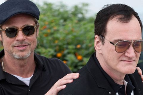 Brad Pitt und Quentin Tarantino bei einem gemeinsamen Auftritt in Cannes.