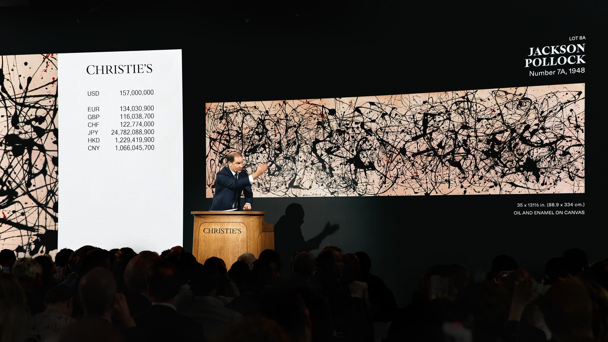 Das Number 7A von Jackson Pollock wird versteigert