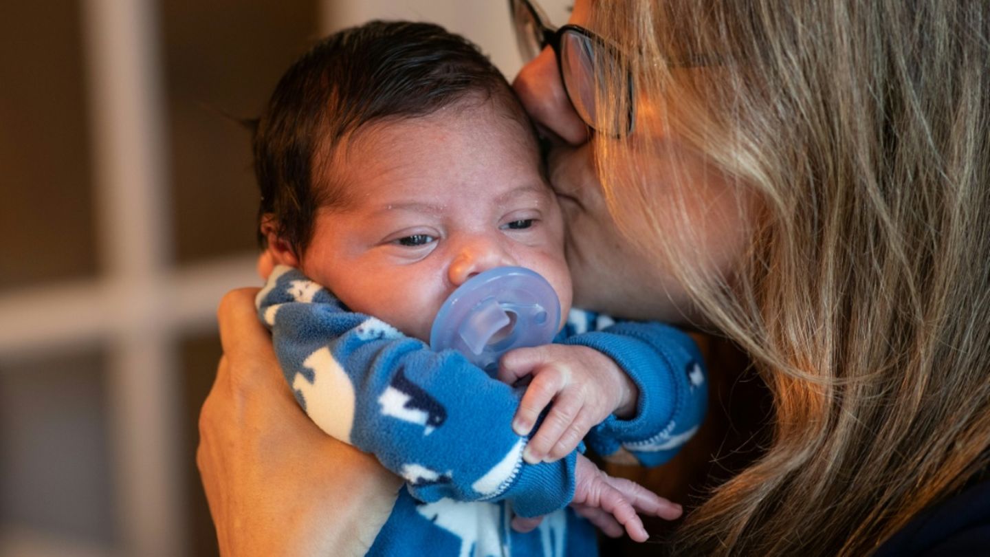 Mutter mit Baby