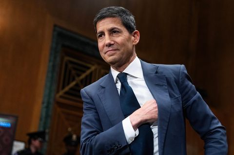 Kevin Warsh bei seiner Senatsanhörung
