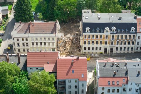 Der Rettungseinsatz nach dem Einsturz des Gründerzeithauses in Görlitz dauerte etwa 72 Stunden. Foto: Sebastian Kahnert/dpa