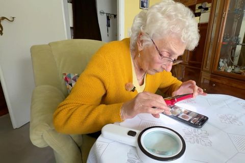 92-jährige Rentnerin
