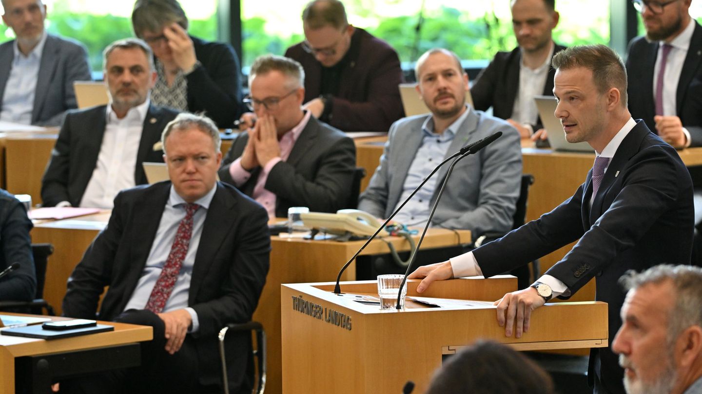 Wie mit den Befunden des Thüringen-Monitors umgehen? Damit beschäftigte sich eine Regierungserklärung im Thüringer Landtag. Foto