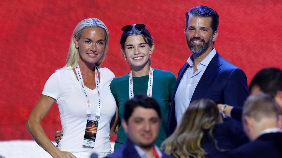 Vanessa Trump und ihr Ex-Mann Donald jr. mit Tochter Kai