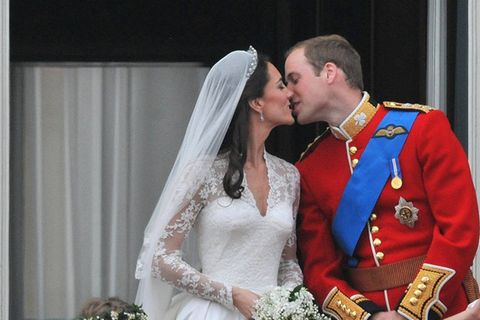Noch immer glücklich: Prinzessin Kate und Prinz William bei ihrer Hochzeit im Jahr 2011.