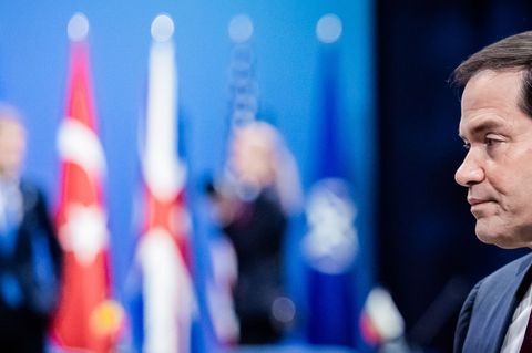 Will Nutzungseinschränkungen für US-Militärstützpunkte nicht akzeptieren: US-Außenminister Marco Rubio. Foto: Christoph Soeder/d