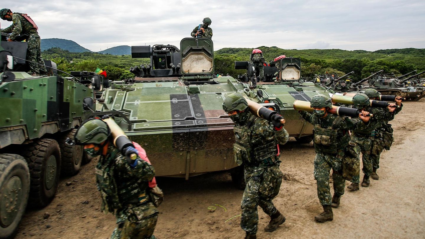 Militärübung von Taiwans Streitkräften