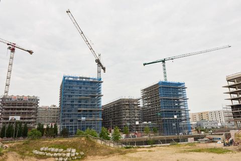 Die Zahl der in Hamburg fertiggestellten Wohnungen ist im vergangenen Jahr um mehr als ein Viertel eingebrochen. (Archivbild) Fo