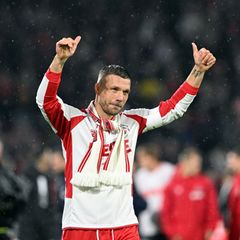 Lukas Podolski hat den 1. FC Köln geprägt wie kein Zweiter (Archivbild)