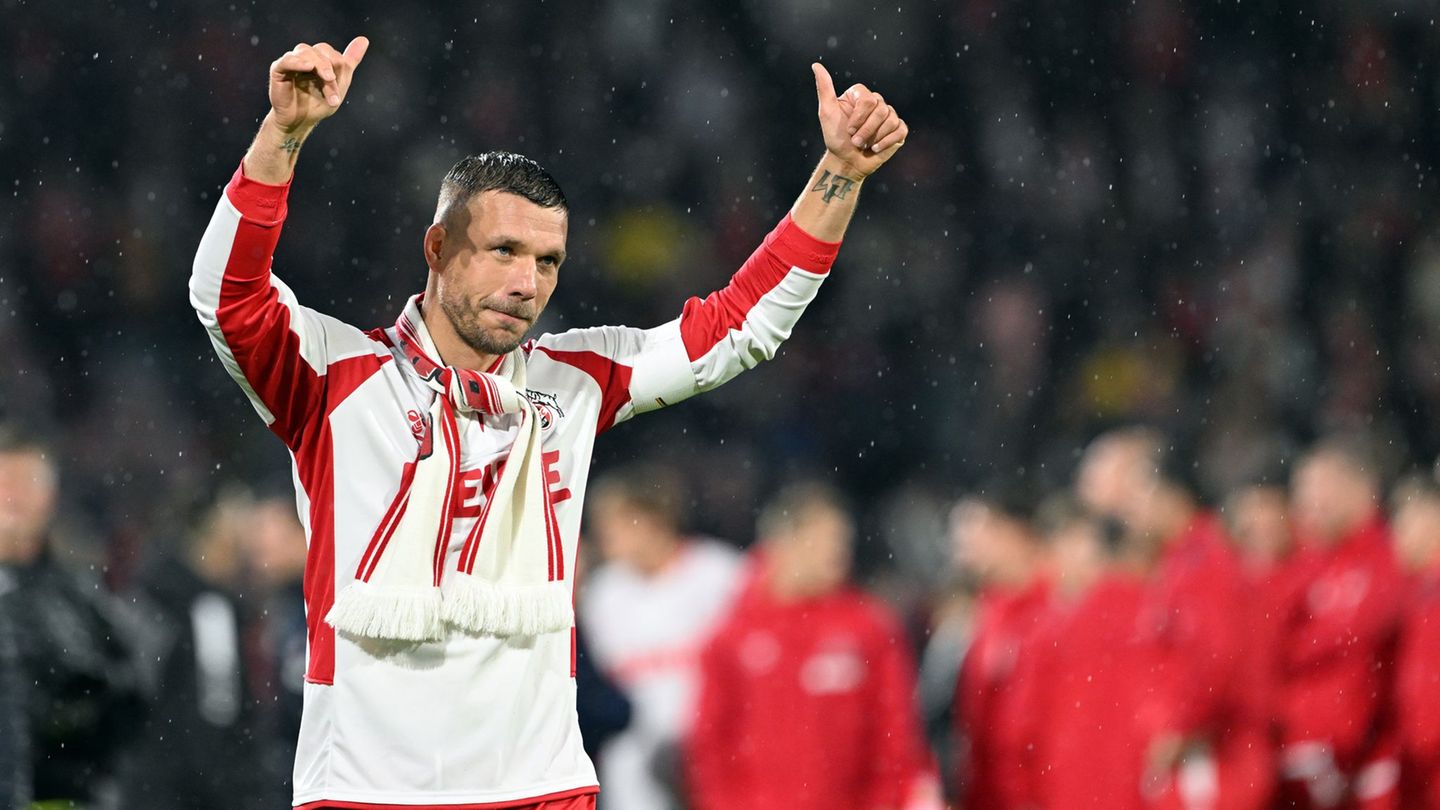 Lukas Podolski hat den 1. FC Köln geprägt wie kein Zweiter (Archivbild)