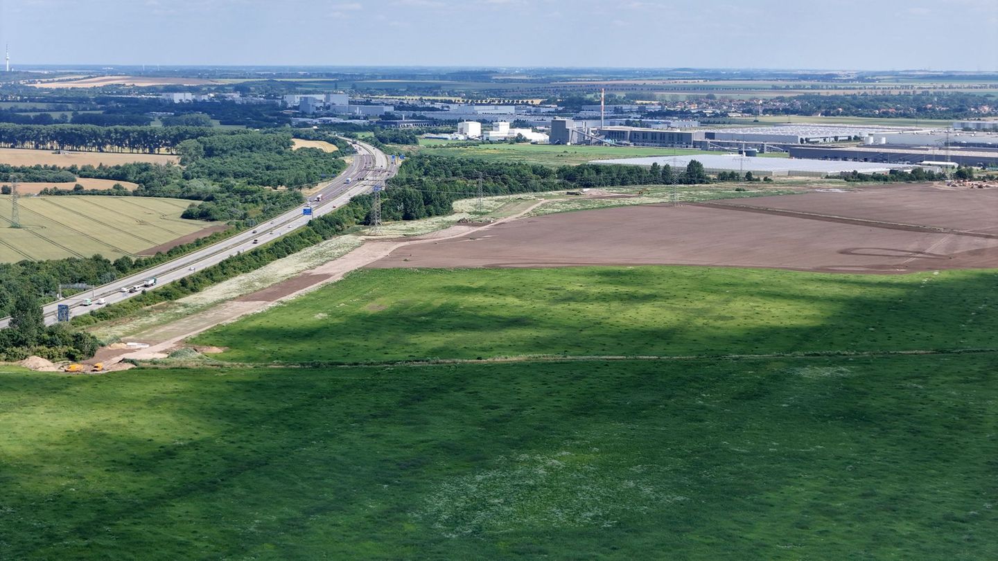Auf den Flächen nahe der Landeshauptstadt Magdeburg soll ein riesiger Technologiepark entstehen. (Archivbild) Foto: Peter Gercke