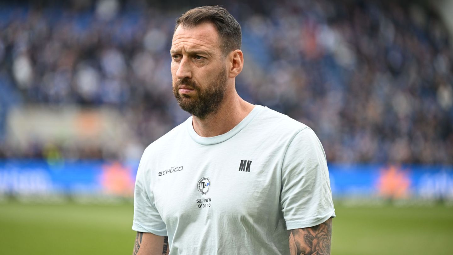 Mitch Kniat arbeitet in Zukunft nicht mehr für Arminia Bielefeld. (Archivbild) Foto: Carmen Jaspersen/dpa