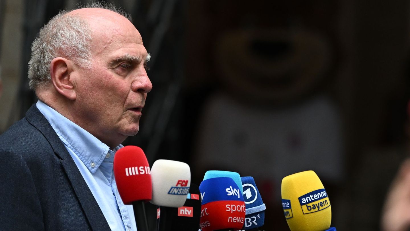 Hoeneß wundert sich über die Kommunikation über das WM-Tor. Foto: Sven Hoppe/dpa