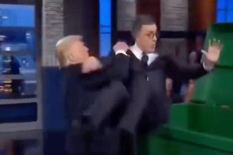 Bizarres KI-Video sorgt für Aufsehen: Trump entsorgt Talkmaster im Müll