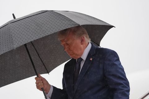Trump äußert sich zu einem möglichen Rahmenabkommen mit dem Iran. Foto: Alex Brandon/AP/dpa