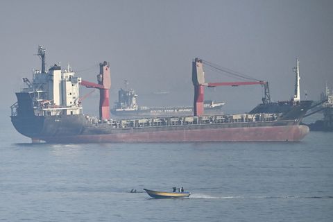 Der Iran übt die Kontrolle über die Straße von Hormus aus. (Archivbild) Foto: -/kyodo/dpa