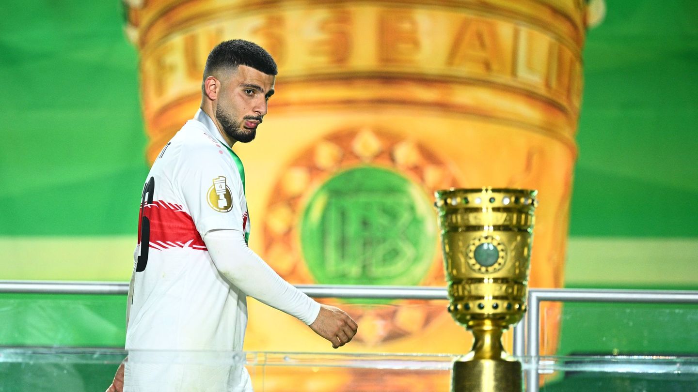Titelverteidigung verpasst: Deniz Undav und der VfB Stuttgart Foto: Tom Weller/dpa