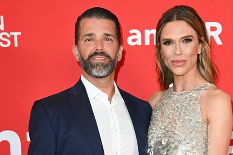 Die Verlobung von Donald Trump Jr. und Bettina Anderson war im Dezember verkündet worden, nun gaben sie sich das Jawort.