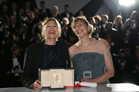 Grisebach (l.) mit der Schauspielerin Yana Radeva