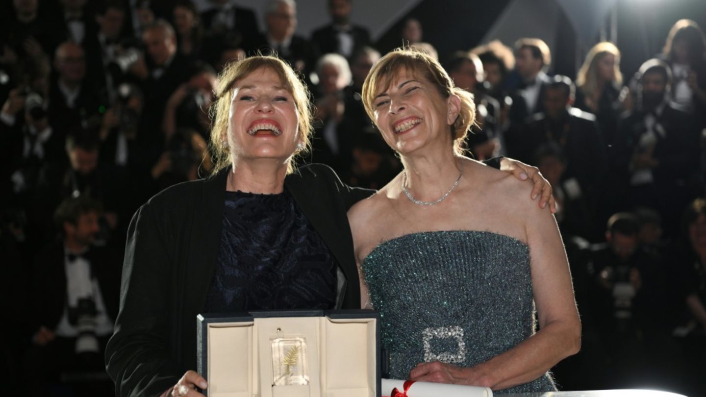 Grisebach (l.) mit der Schauspielerin Yana Radeva