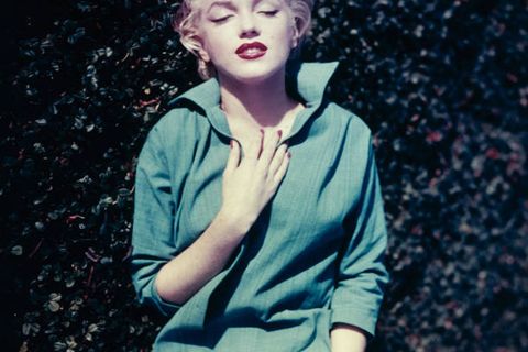 Marilyn Monroe (1926 – 1962) in ihrem Haus in Palm Springs im Januar 1954: Damals avancierte sie zum größten Star in Hollywood.